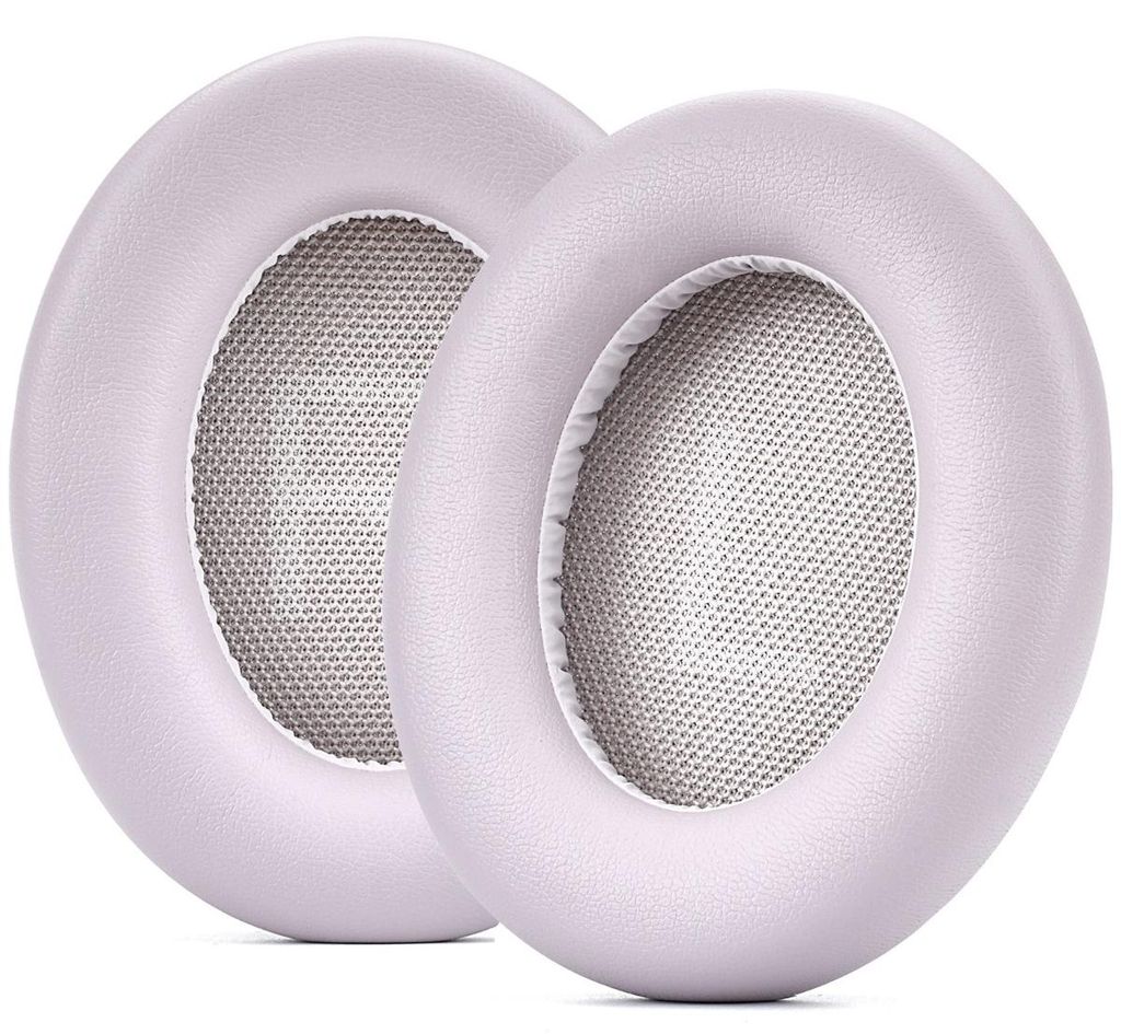 INF 2er-Set Proteinleder Ohrpolster für QCY H3 PRO, Memory Foam 10cmx8cm Violett
