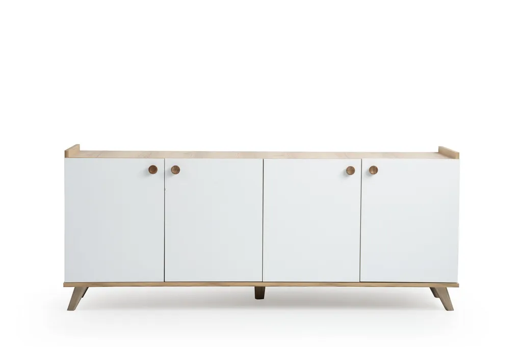 Commode Sumer : rangez tout avec ce meuble bicolore 180cm gain de place