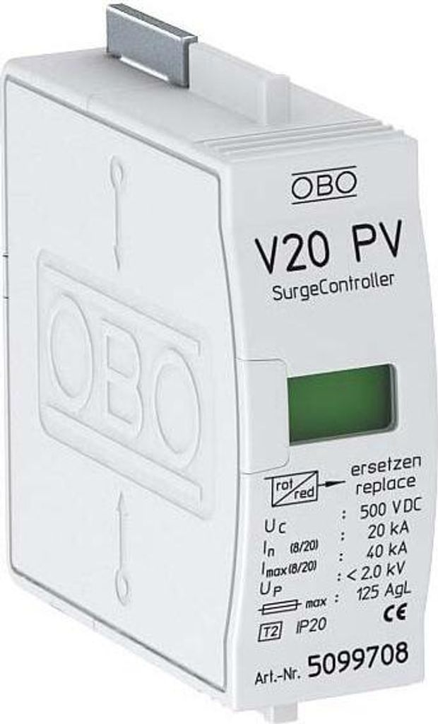 OBO Bettermann SurgeController V20-C 0-500PV 5099708 Immagine del prodotto 