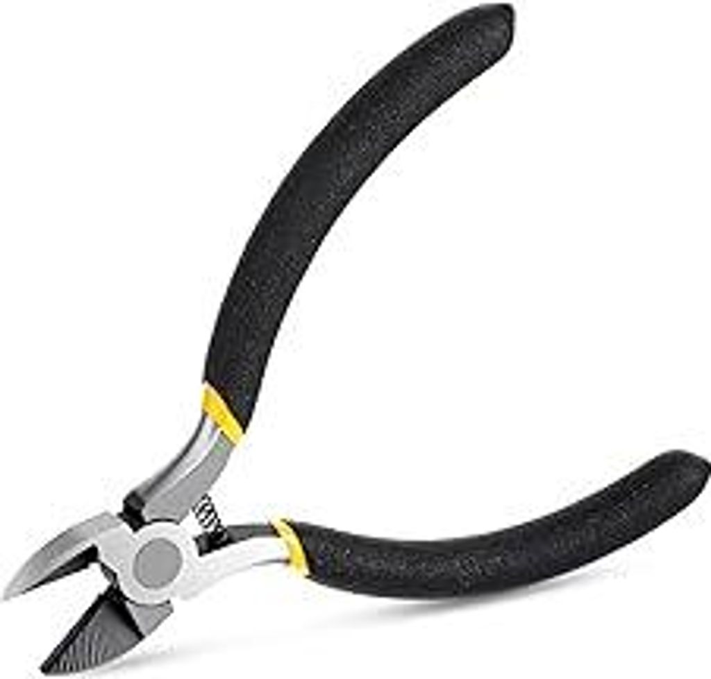 Drahtschneider Seitenschneider kleine Seitenschneider zum Basteln Elektronik Drahtschneider bündige Schneidezange für Schmuckherstellung Schneide...