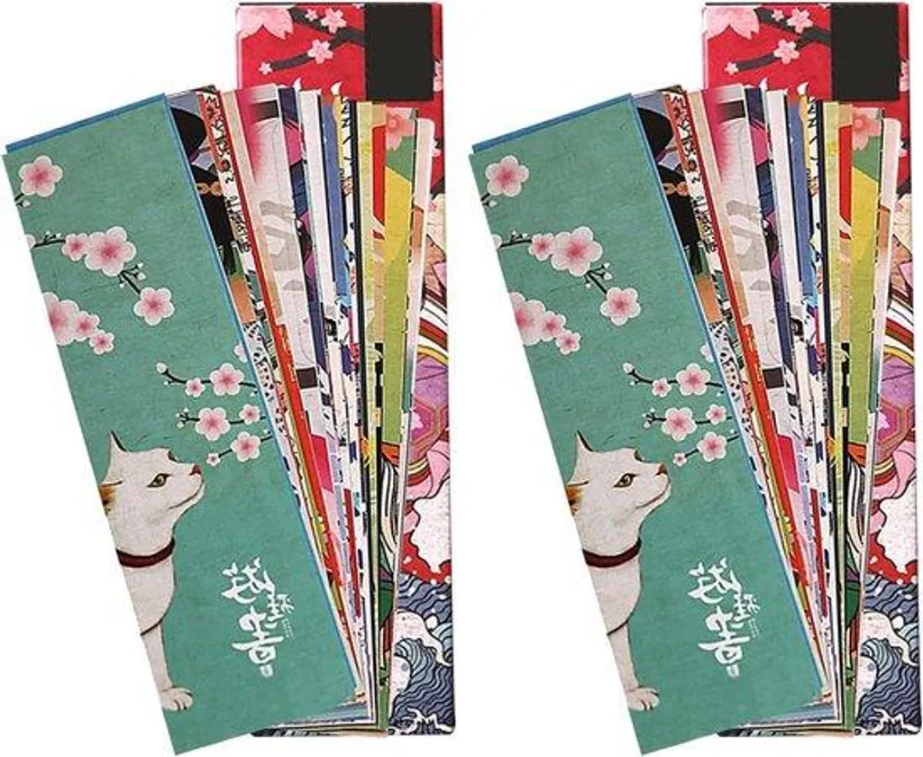 Marque-pages créatifs style ancien Japon - 60 illustrations uniques
