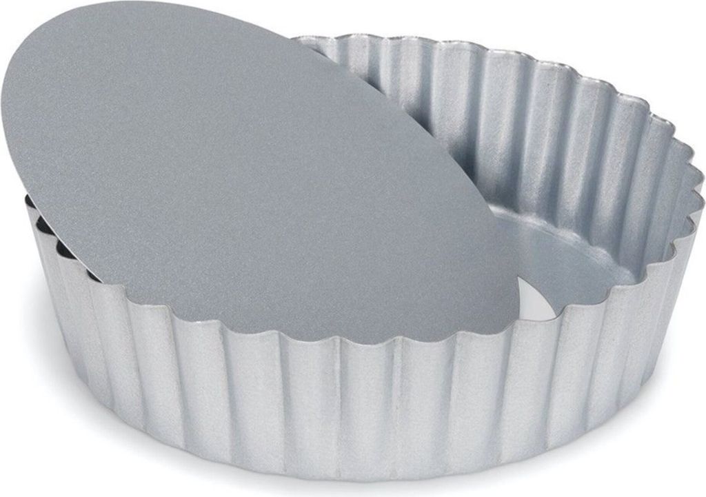 Patisse hohe Quicheform mit abnehmbarem Boden 25cm Silver-top P03555