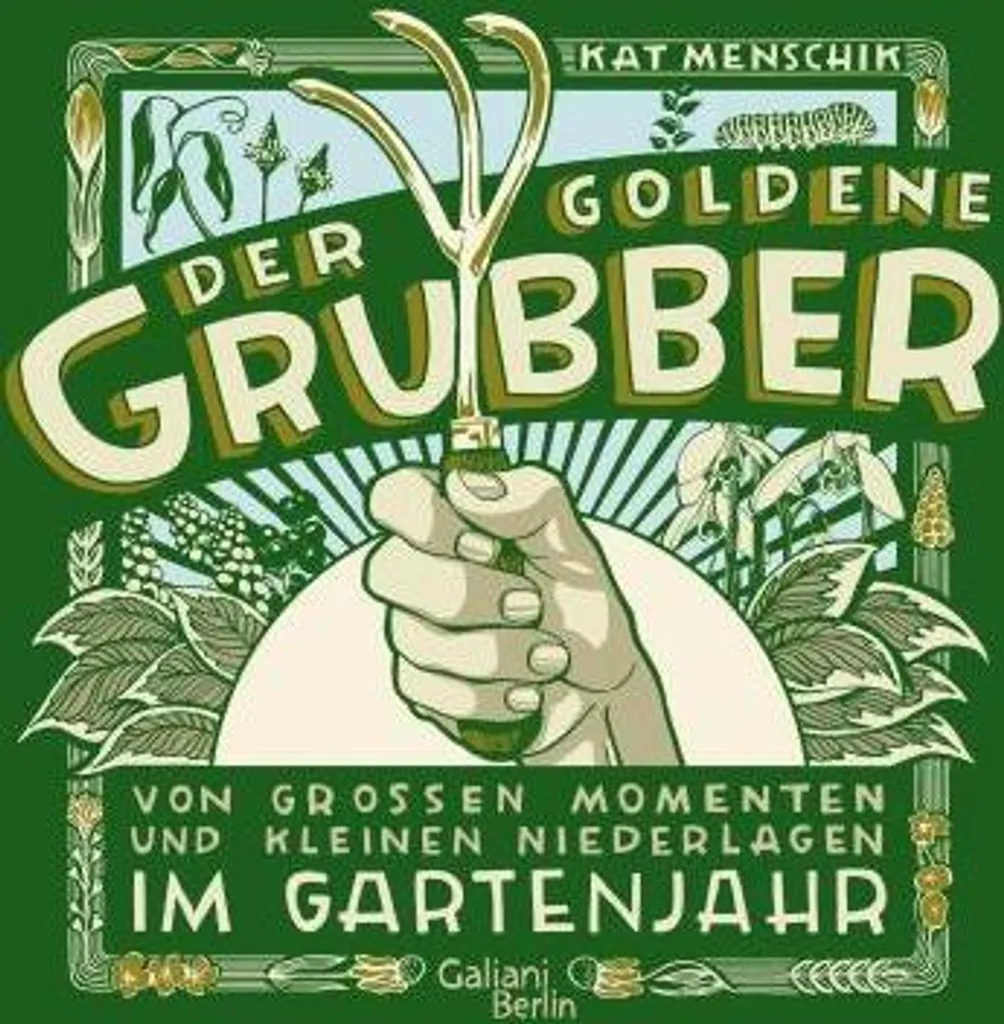 Der goldene Grubber - Griffe à main dorée de luxe, manche ergonomique bois