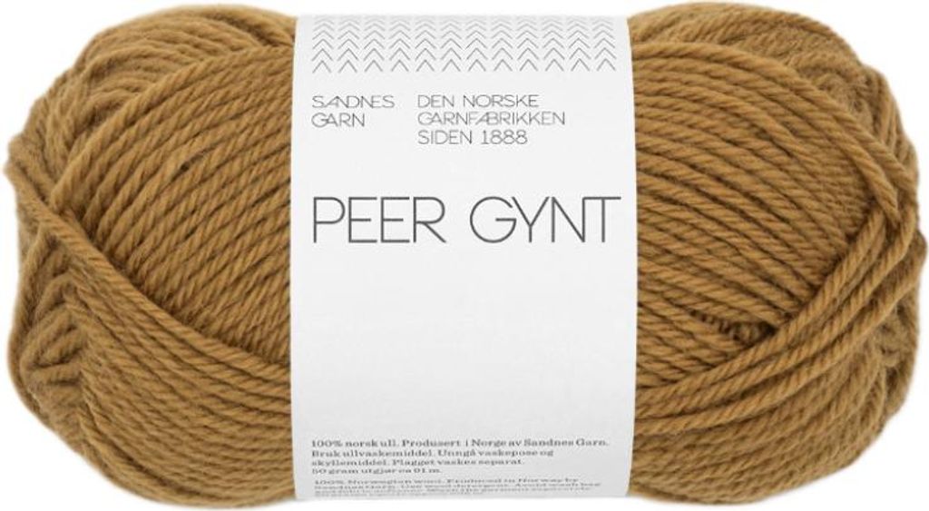 Sandnes Peer Gynt 50g - 100% Schurwolle vintage gold 2152 Produktbild 