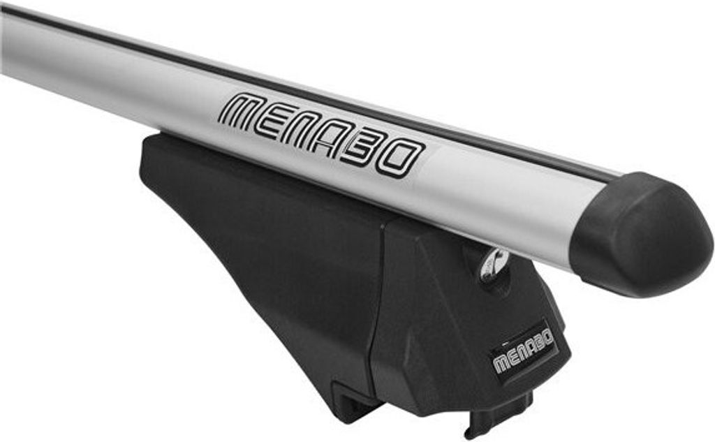 Menabo Tiger Silver Dachträger/Relingträger kompatibel mit Audi A3 (8VA) Sportback 2013+