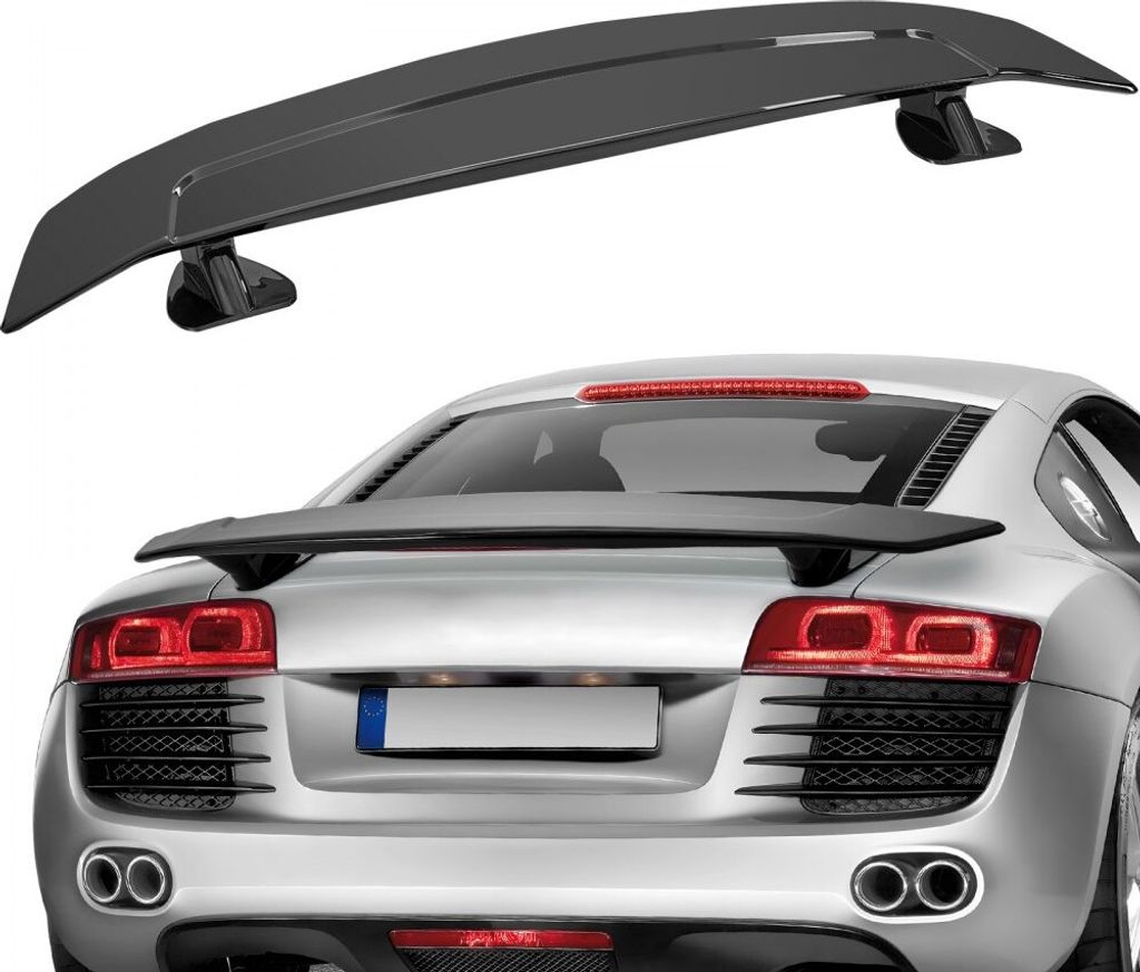 GT Wing Autospoiler - 46,3 Zoll Universalspoiler - Kompatibel mit Limousinen und Coupés - Hochfestes ABS-Material - Heckspoilerflügel für Rennsp...