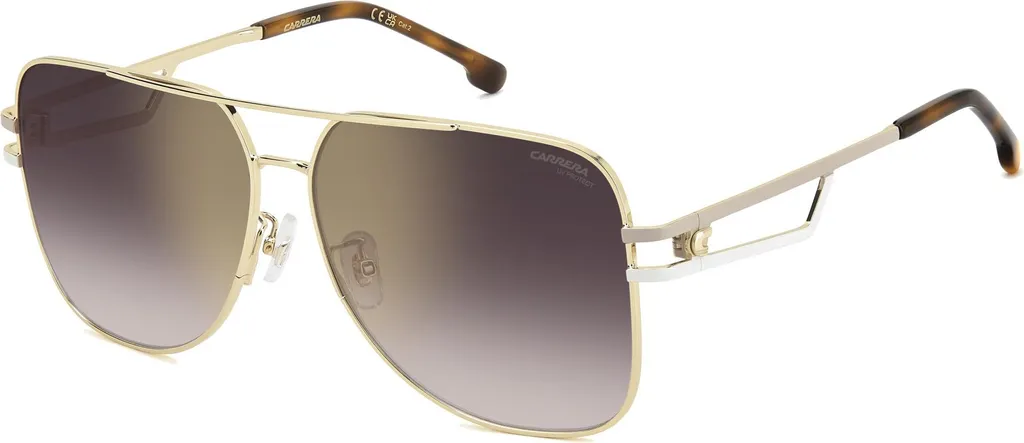 Carrera 3100/S Lunettes de Soleil Anti-Éblouissement pour Femme en Or