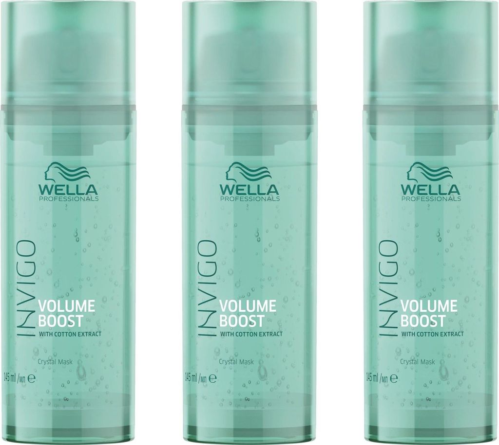 Invigo Volume Boost Crystal Maske 3x145 ml