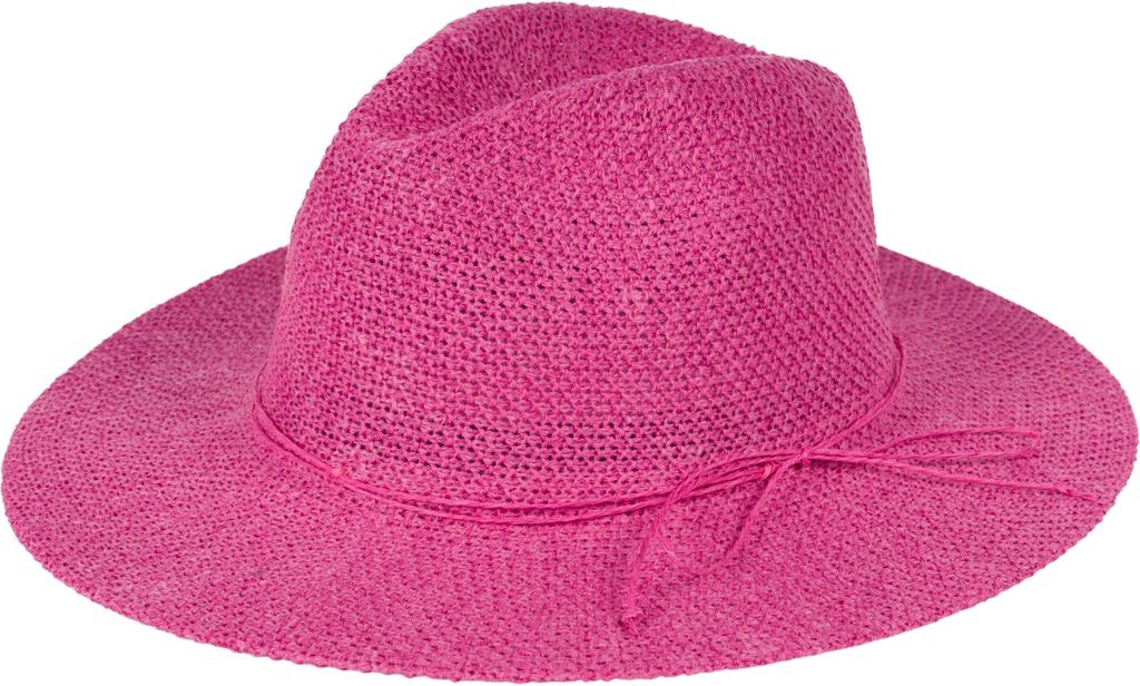 styleBREAKER Damen Panama Sonnenhut mit dünnem Hutband, Strohhut, Schlapphut, Sommerhut, Fedora Hut 04025040