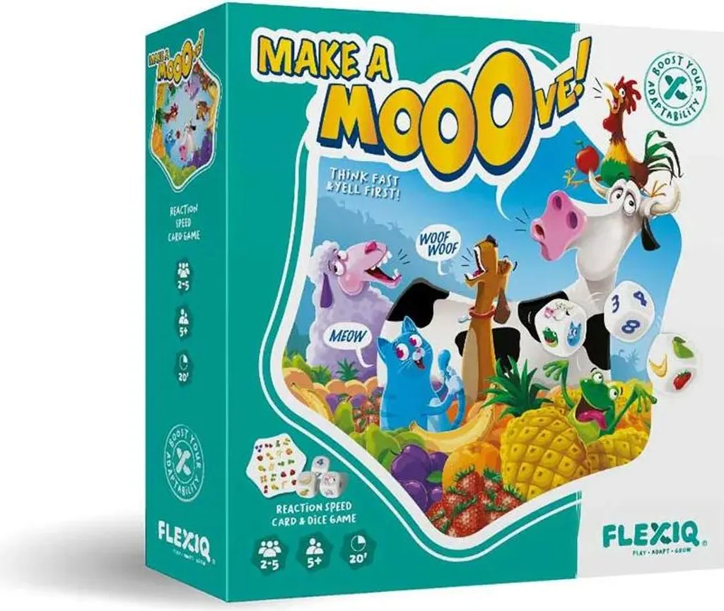 Jeu de société Flexiq Make A Mooove - Jeu d'ambiance et de réflexe - 6