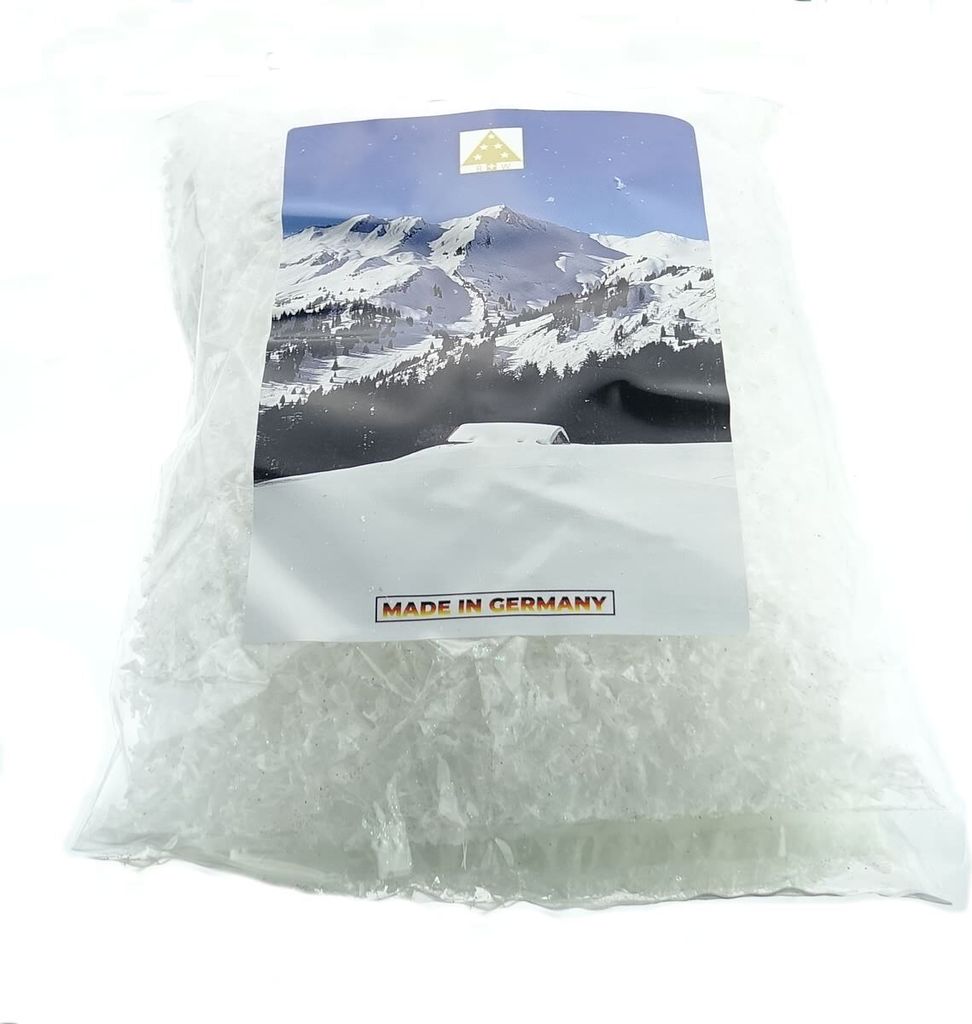 Weihnachtsdeko Streuschnee irisierend - 100 Gramm