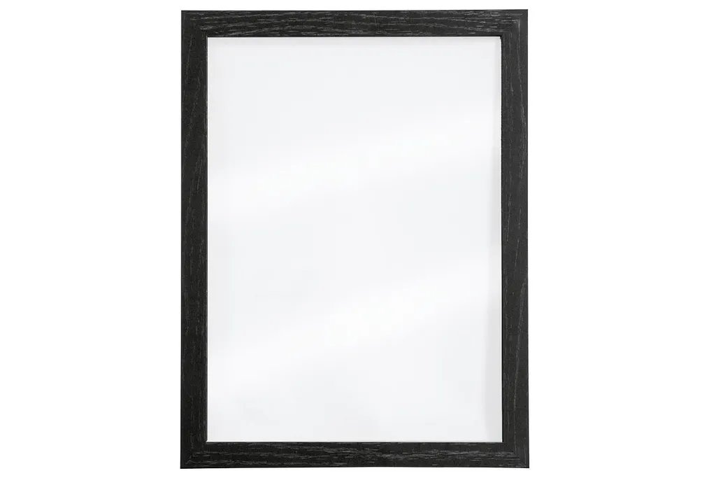 Tableau Noir Securit Woody en Verre Anti-Traces avec Cadre en Bois