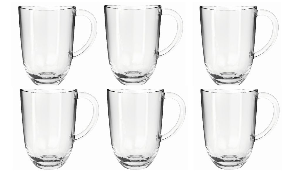 LEONARDO. Taza NAPOLI, 380 ml, transparente. Pack de 6 Imagen del producto 