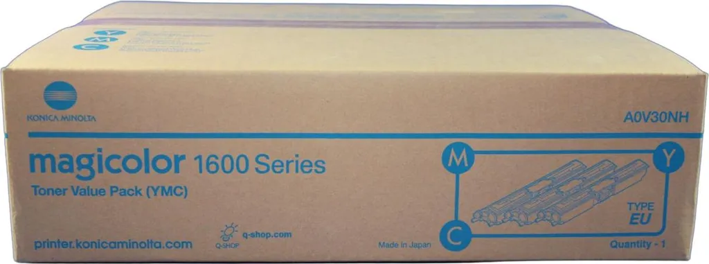 Kit Toner Original Konica Minolta CMY pour Bureautique et Travail Pro