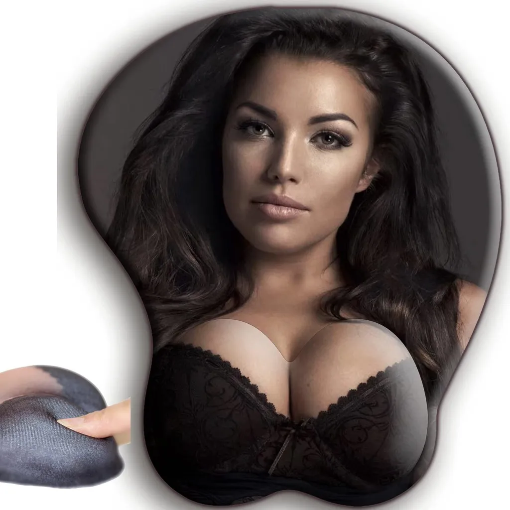 Tapis de souris contre la douleur au poignet avec gel de silicone 3D