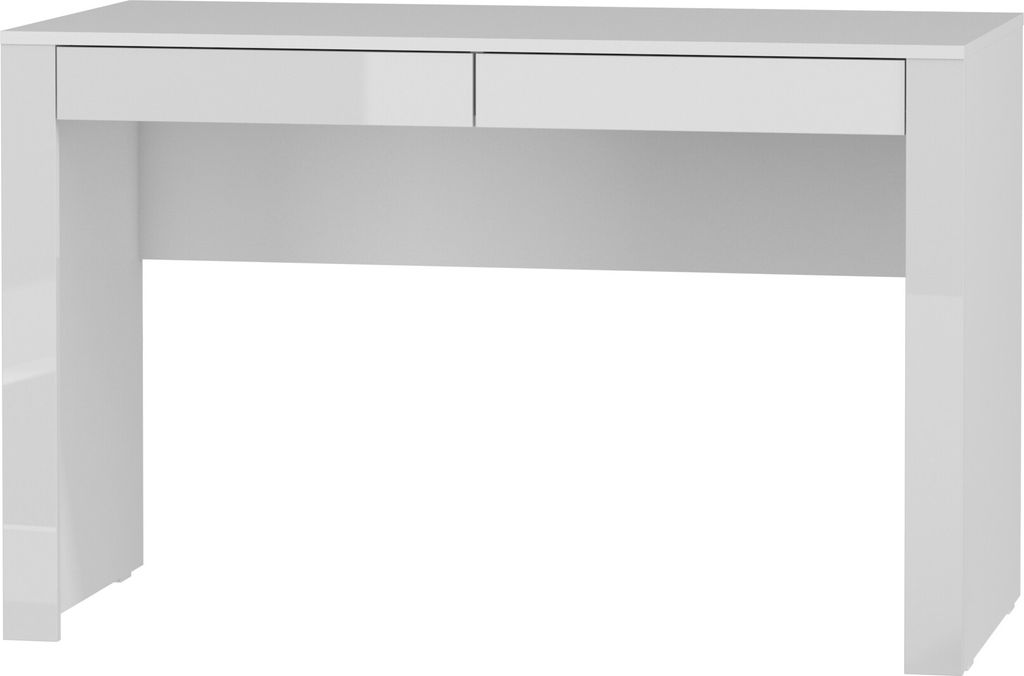 Furniture24 Schreibtisch 120 cm Alaska AAB-1 mit 2 Schubladen