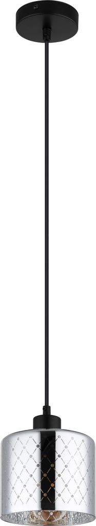 GLOBO Lighting Hängeleuchte ALONSO DH 15x120 cm schwarz Hängelampe