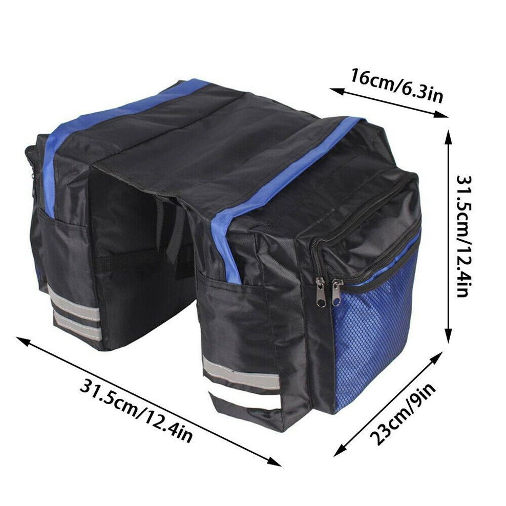 Doppel Gepäckträger Tasche Double für Fahrrad Fahrradtasche Gepäcktasche 4 Type 