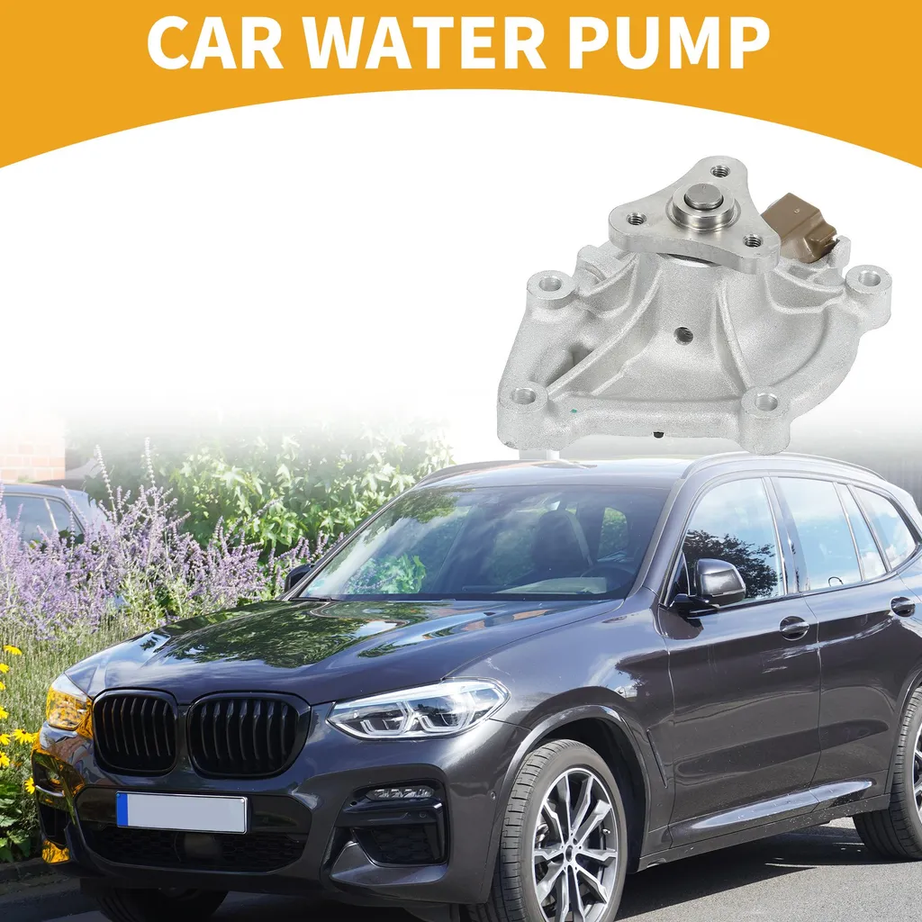 Pompe à Eau Métal Argenté avec Joint pour BMW Série 1/3 Kit Complet - 3