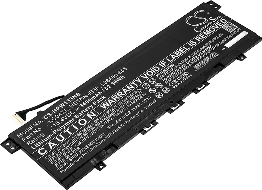 Batterie HP Envy 13 AH0000 Haute Capacité 15.4V pour PC Portable Techttek