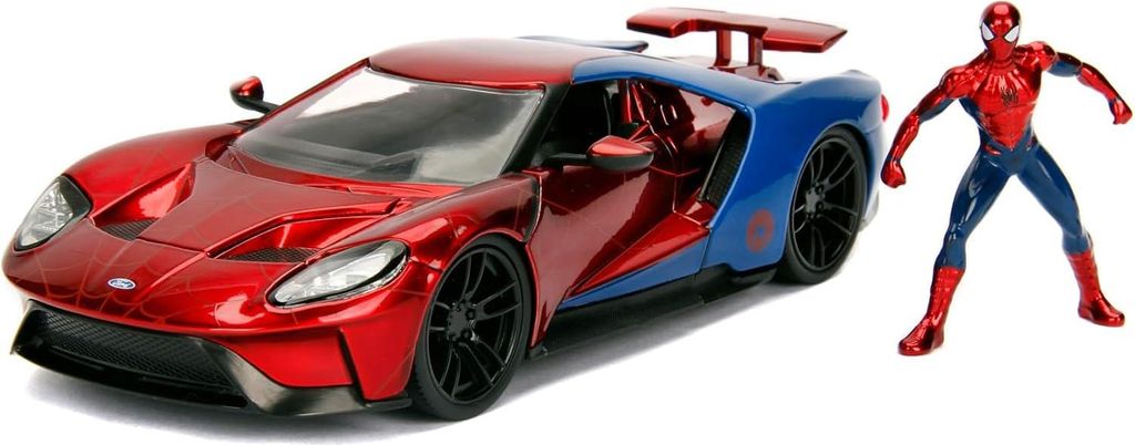 Jada Marvel Spiderman 2017 Ford GT 1:24 Produktbild 