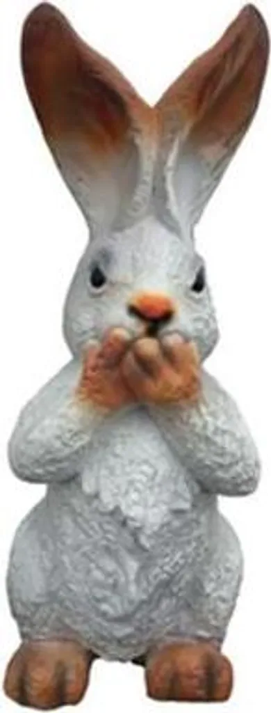 Statue de Lapin Décorative de 35cm pour Décoration de Jardin Extérieur