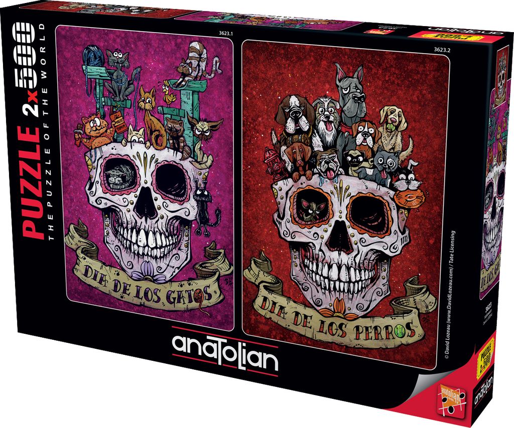 ANATOLISCHES Puzzle Halloween 2x500 Teile