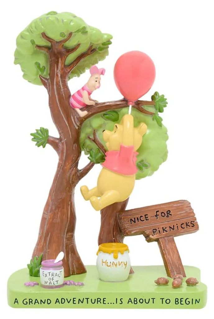 Idée cadeau Disney : Statue Winnie l'ourson et ses amis pour étagère