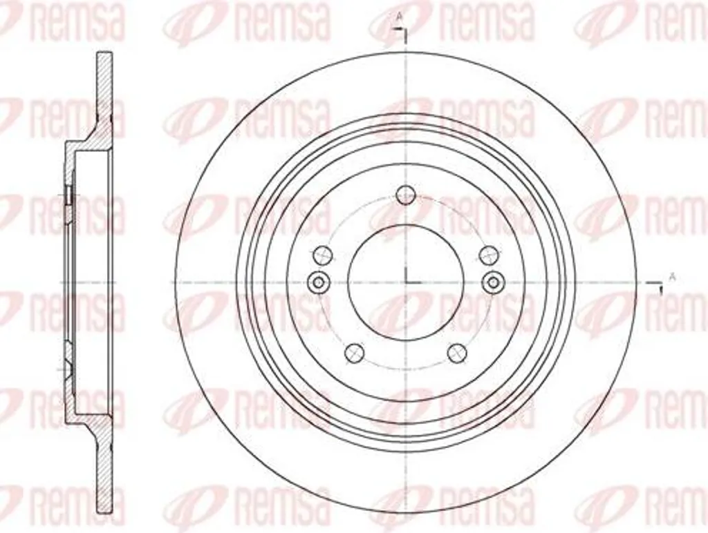 Disque de frein anti-vibration pour Tucson et Sportage 58411D3700