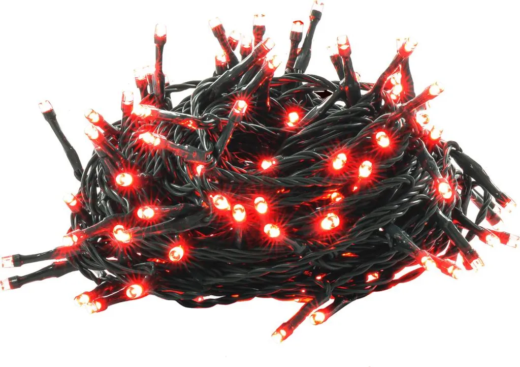Luci Natale Esterno Retlux RXL 307: 150 LED Rossi con Timer 6/18h