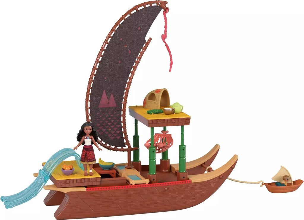 Mattel Garland Petite poupée VAIANA Vaisseau transformateur Image du produit 
