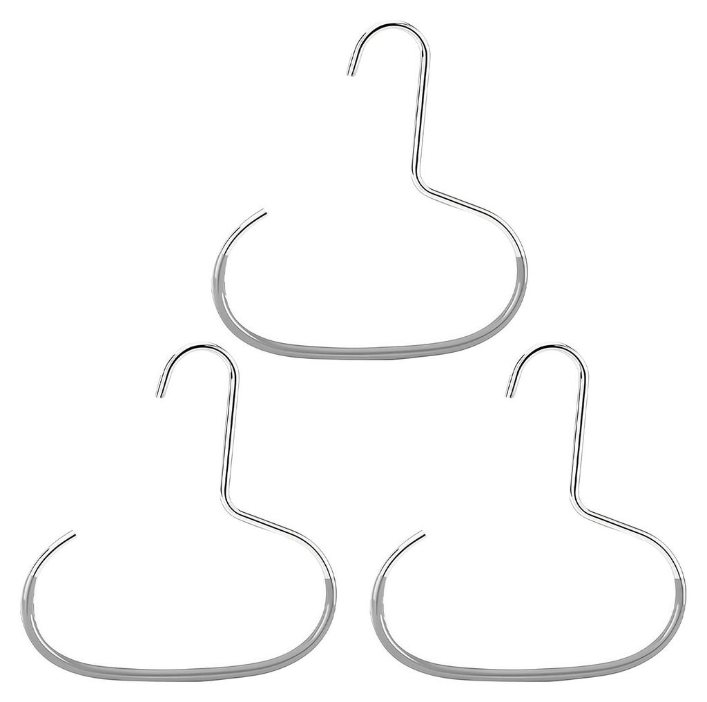 3- bis 5-teiliges Aufbewahrungsregal, robuste Konstruktion, rostbeständig, rutschfest, Kleiderbügel für Hüte, Schals, Gürtel, Krawatten, Geldb...