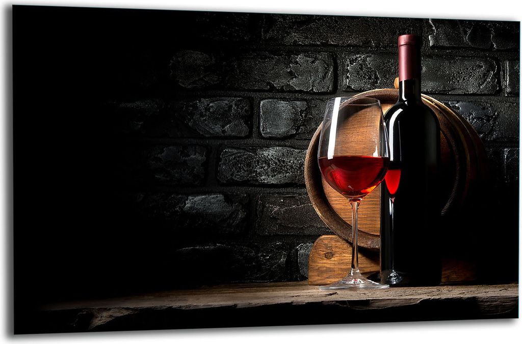 Herdabdeckplatte Glaskeramikkochfeld-Abdeckung Spritzschutz Glas 80x52 Wein