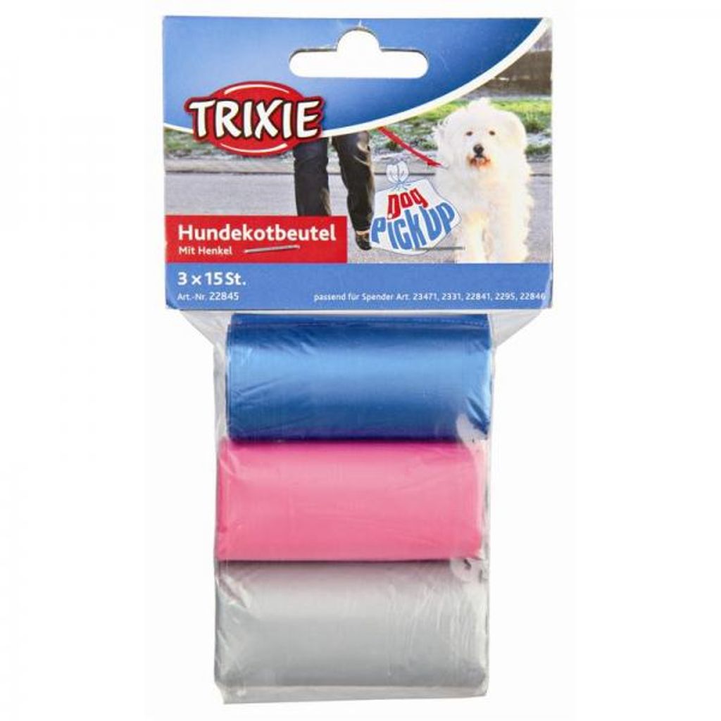 Sacchetti per escrementi con manici assortiti Image du produit 