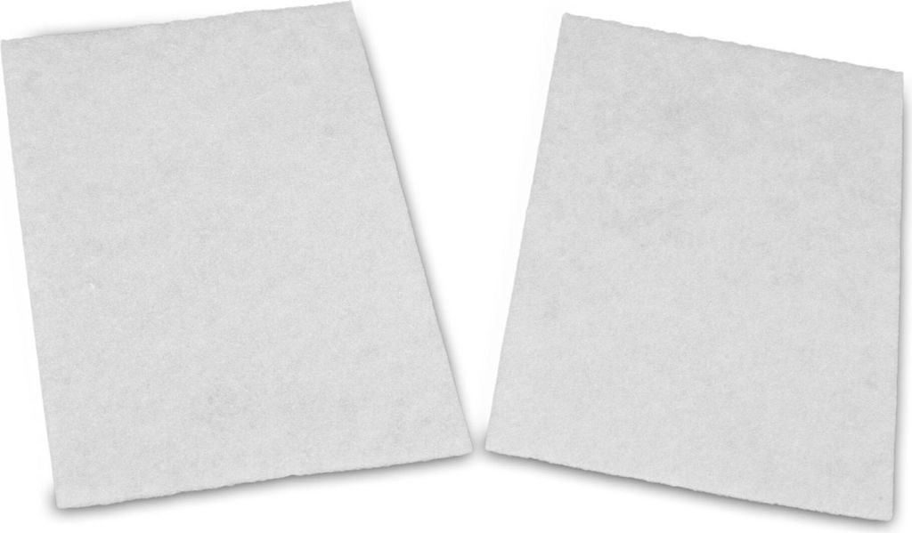 2 Universal Abluftfilter für alle Staubsauger zum zuschneiden Größe: 22x19,5cm