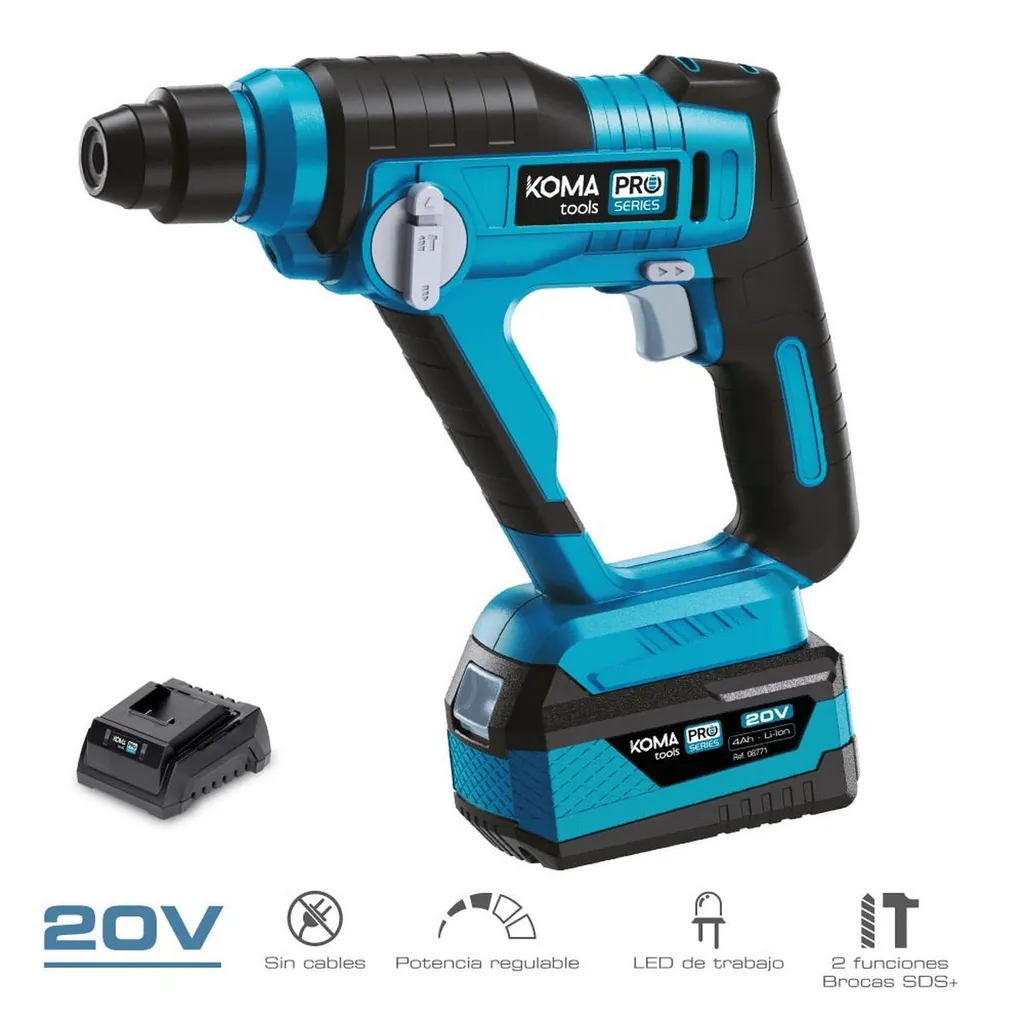 Perceuse Sans Fil 20V Koma Pro Kit Visseuse avec Batterie et Chargeur