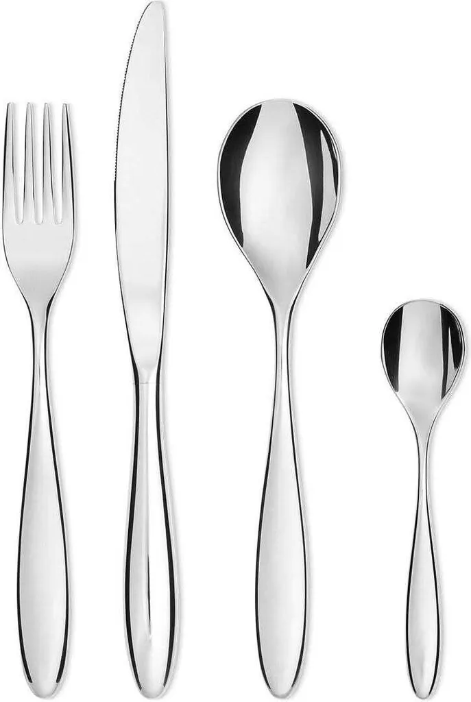 Regala il Design: Set 24 Posate Alessi Mami SG38S24M in Acciaio