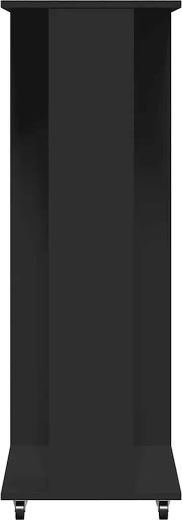 Portant à vêtements noir robuste 102 cm avec roulettes multidirectionnelles