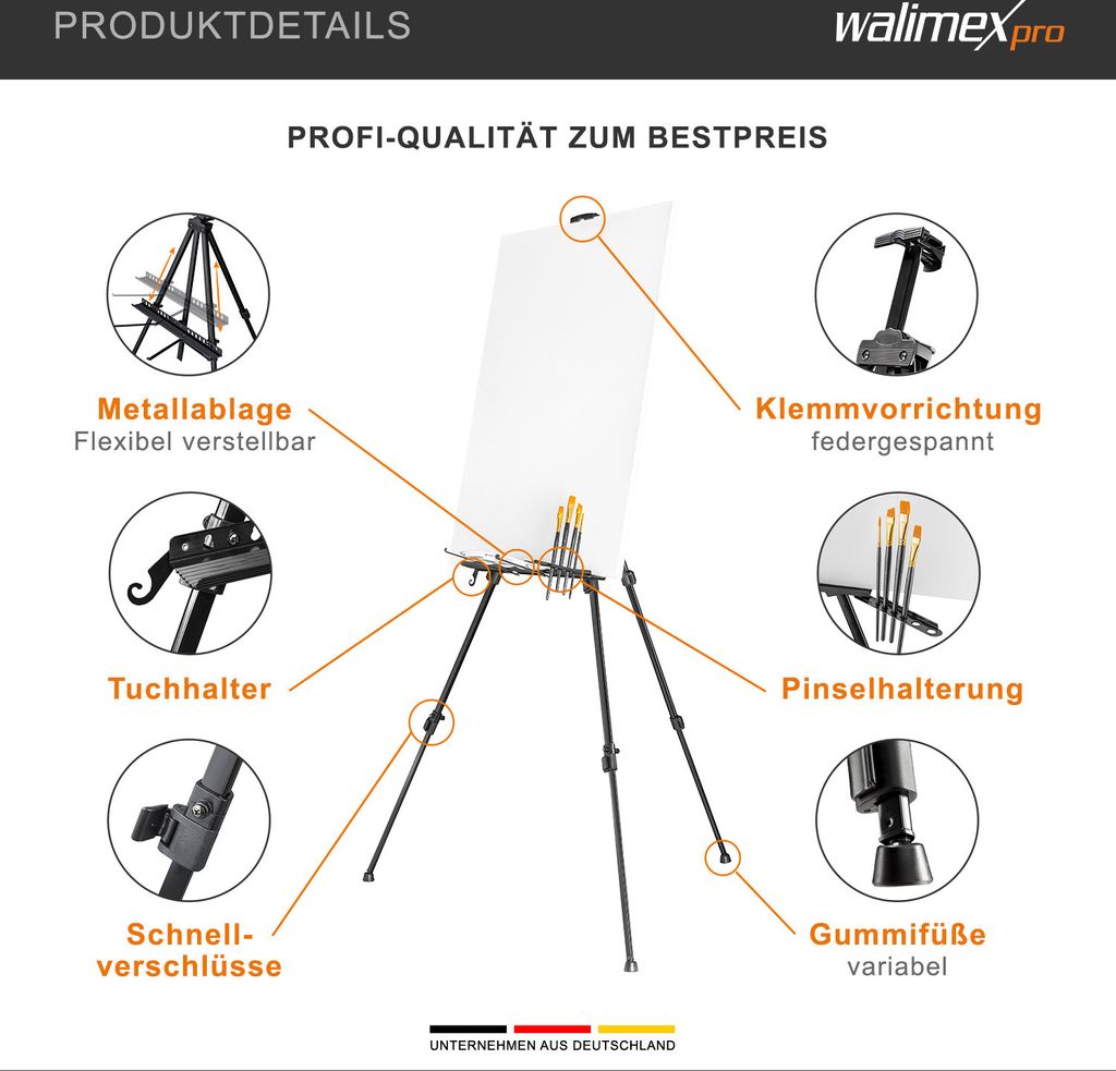 Walimex pro Hliníkové studiové stojany L 165cm Obrázek produktu 9