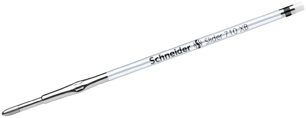 Schneider Kugelschreibermine Slider 710 XB, dokumentenecht, Format X20, verschleißfeste Edelstahlspitze, schwarz