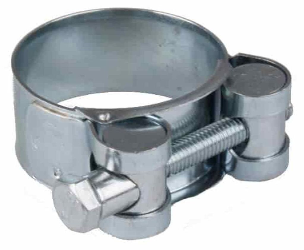 Collier de Serrage à Boulon 17-19mm, Acier Galvanisé, DIN Image du produit 