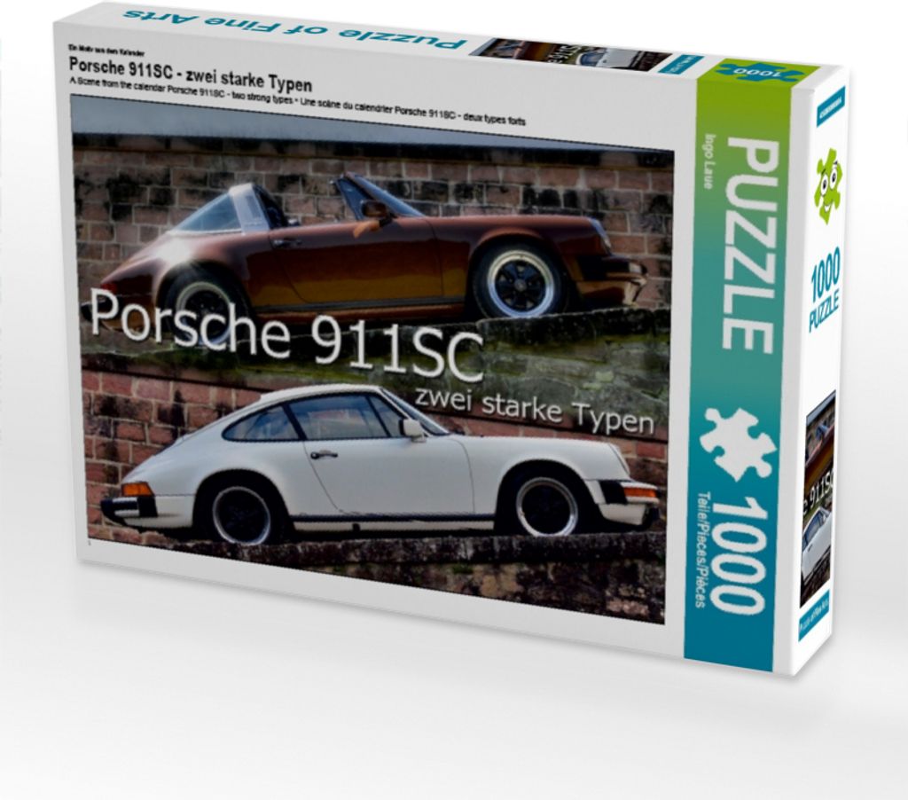 Calvendo Ein Motiv aus dem Kalender Porsche 911SC - zwei starke Typen 1000 Teile Puzzle quer 640x480mm, Laue Ingo; 7276688