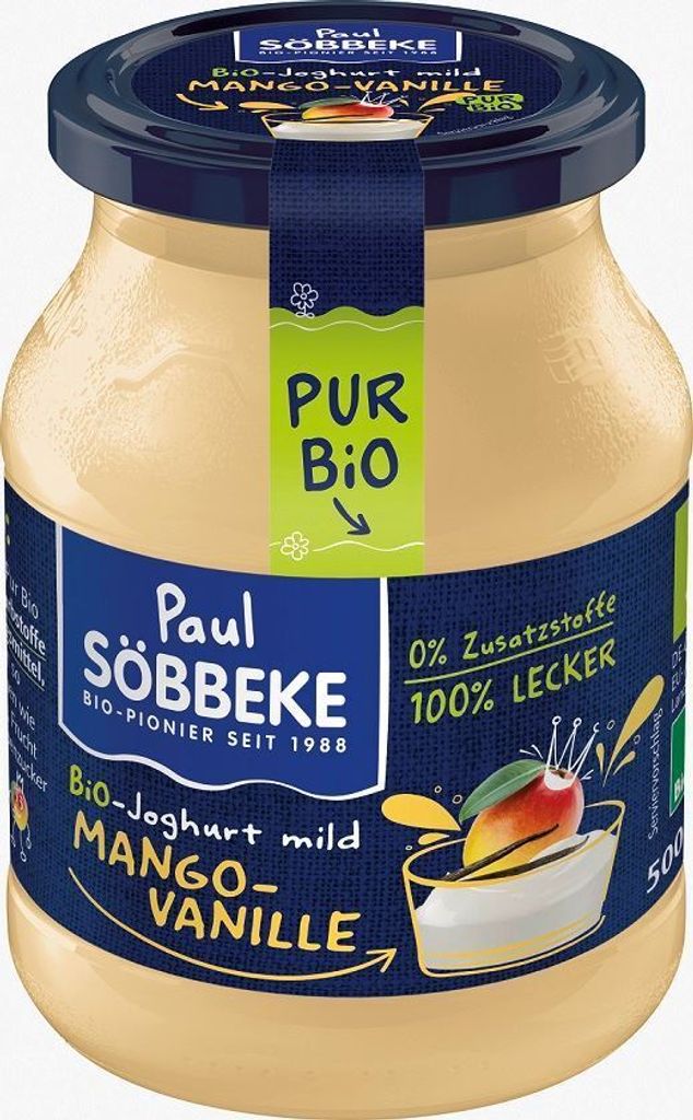 CREMIGER MANGO-JOGURT - VANILLE (3,8 % FETT IN DER MILCH)  Produktbild 
