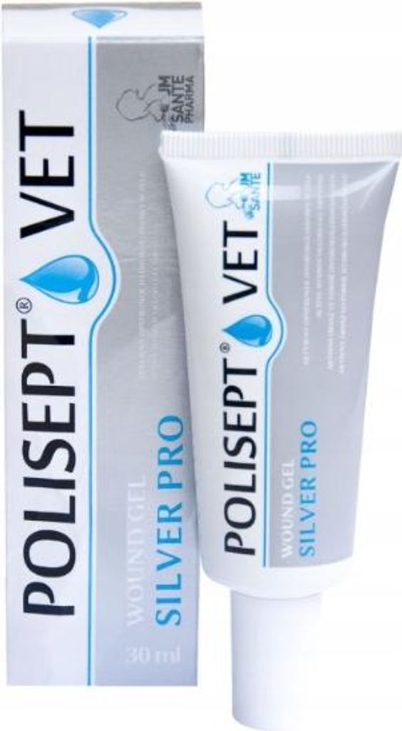 JM SANTE POLISEPT VET WOUND GEL SILVER Gelverband für HUNDE Produktbild 
