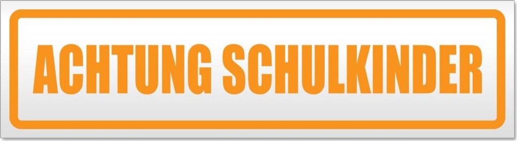 Achtung Schulkinder Magnetschild Schild magnetisch