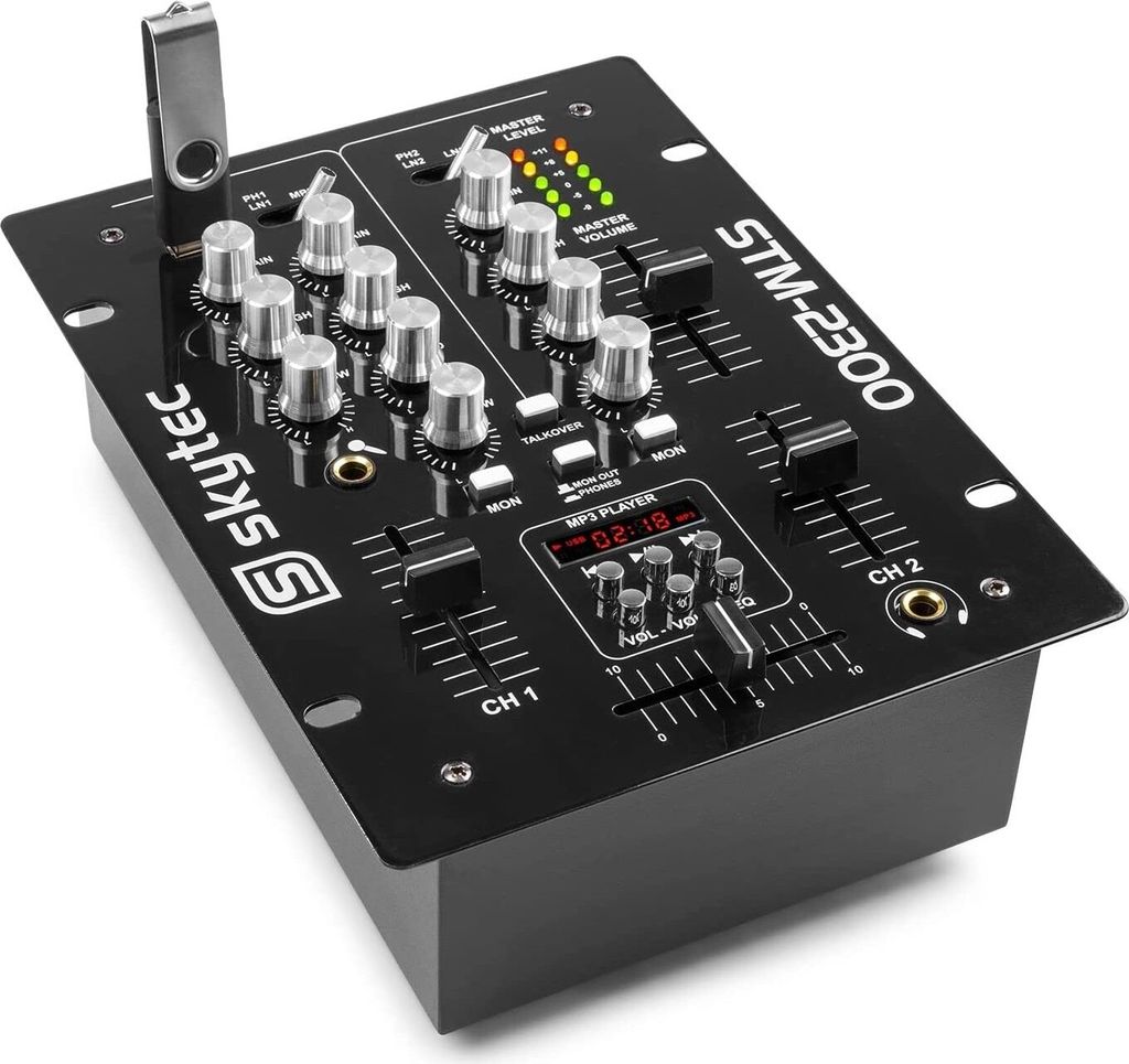 STM-2300 2-Kanal-Mixer USB MP3 EQ