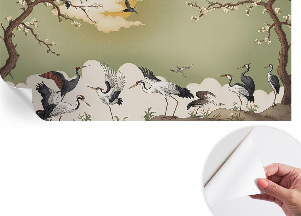 Selbstklebende Wandtapete - Dekorative Tapete für Wohnzimmer - Klebefolie für Wandbilder - Tapetenfolie für Wanddekoration - 208x146 cm - Elegan...