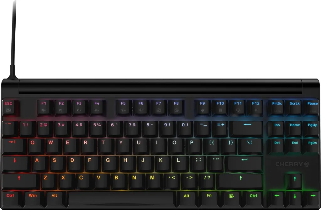 Clavier de Jeu Mécanique CHERRY MX 8.0 - Design Compact et Épuré TKL