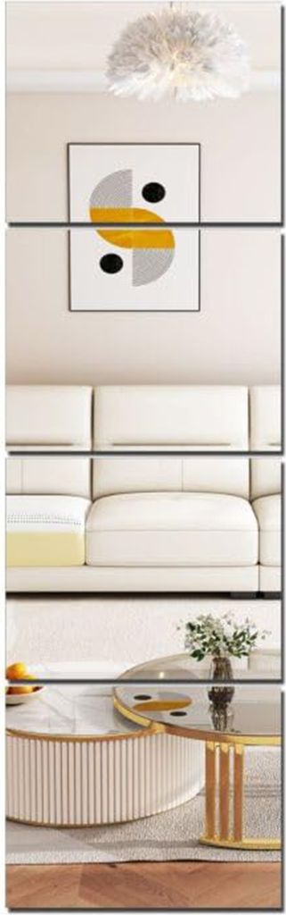 4-teiliger Ganzkörperspiegel-Fliesenaufkleber, selbstklebend, einfach zu installieren, wasserdicht, abnehmbar, großes Ganzkörperspiegel-Set