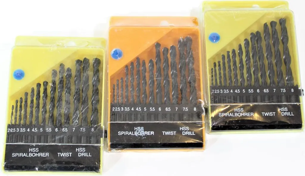 Set Punte Trapano HSS 2-8mm (3x13 Pz) - La Scorta per la Tua Officina